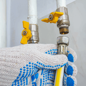 Reparación de fuga de gas